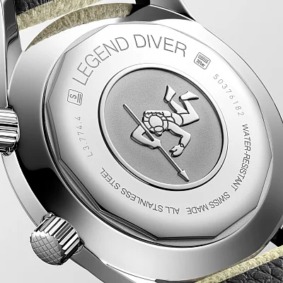 Longines Legend Diver Watch 42 Sand L3.774.4.30.2