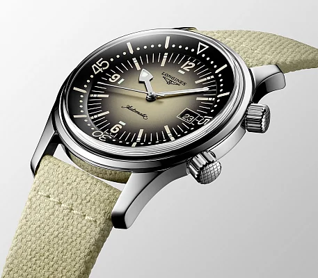 Longines Legend Diver Watch 42 Sand L3.774.4.30.2