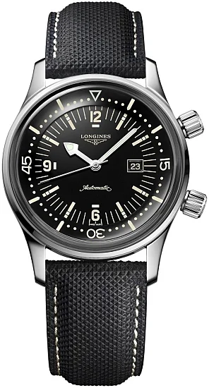 Longines Legend Diver Watch 36 Black Dial L33744500