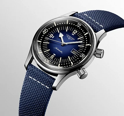 Longines Legend Diver Watch 36 Blue Dial L3.374.4.90.2