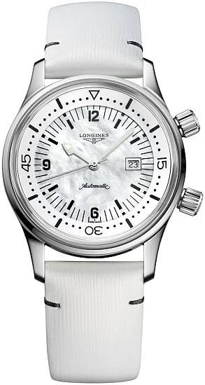 Longines Legend Diver Watch 36 Pearl Dial L33744800