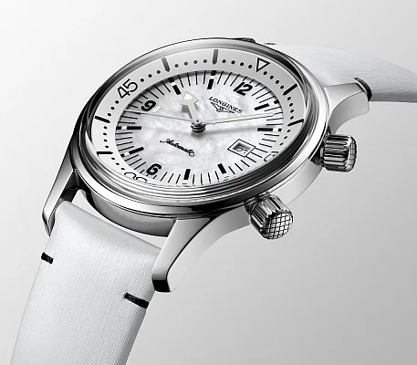 Longines Legend Diver Watch 36 Pearl Dial L3.374.4.80.0