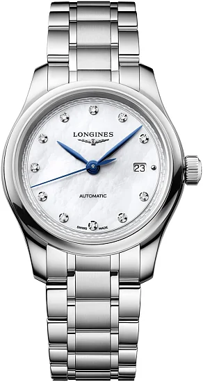 Longines Master Collection Automatic 30mm White Pearl Diamonds L24494876