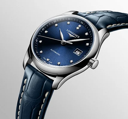 Longines Master Collection Blue Lady Diamonds L2.257.4.97.0