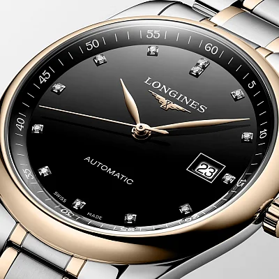 Longines Master Collection Diamonds 18k Gold Bezel L2.793.5.57.7