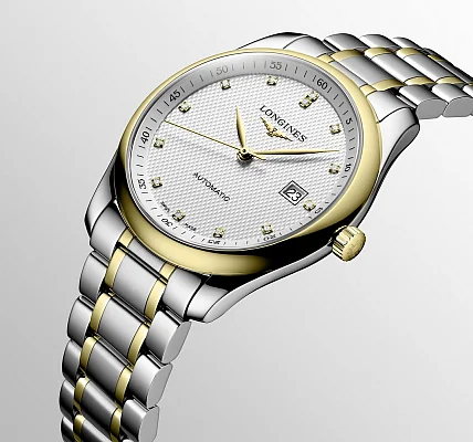 Longines Master Collection Diamonds 18k Gold Caps L2.793.5.97.7