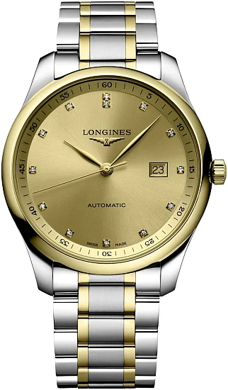 Longines Master Collection Diamonds 18k Gold Bezel and Caps L28935377