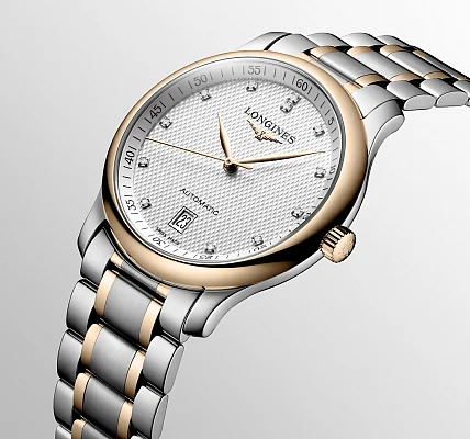 Longines Master Collection Diamonds 18k Gold Caps L2.628.5.97.7