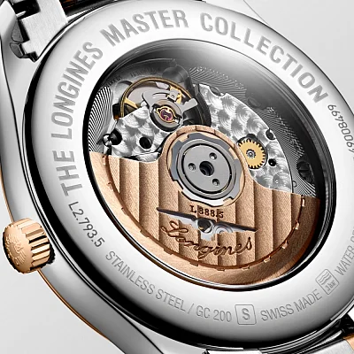 Longines Master Collection Diamonds 18k Gold Caps L2.793.5.77.7