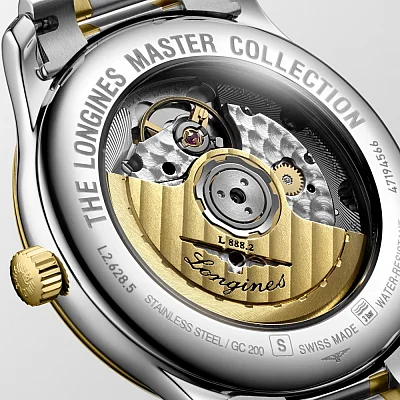 Longines Master Collection Diamonds 18k Gold Caps L2.628.5.77.7