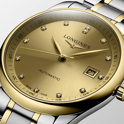 Longines Master Collection Diamonds 18k Gold Caps L2.793.5.37.7
