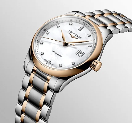 Longines Master Collection Lady Diamonds 18k Gold Caps L2.257.5.89.7