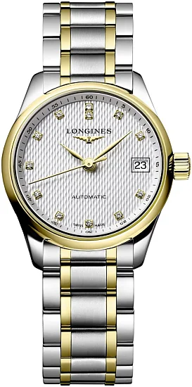 Longines Master Collection Lady Diamonds 18k Gold Bezel and Caps L21285777