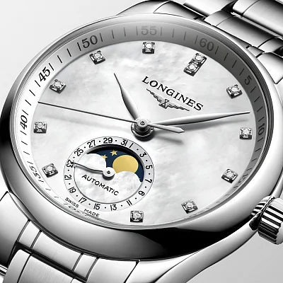 Longines Master Collection Lady Moonphase Diamonds L2.409.4.87.6