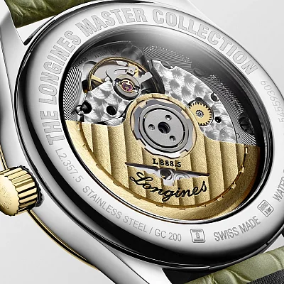 Longines Master Collection Lady 18k Gold Caps L2.357.5.72.2