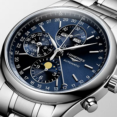 Longines Master Collection Moonphase Chrono Blue L2.773.4.92.6
