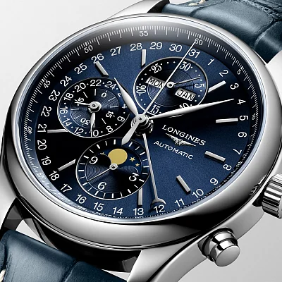 Longines Master Collection Moonphase Chrono Blue L2.773.4.92.0
