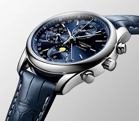 Longines Master Collection Moonphase Chrono Blue L2.673.4.92.0