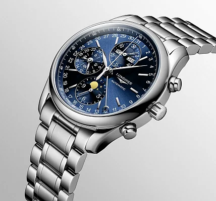 Longines Master Collection Moonphase Chrono Blue L2.673.4.92.6
