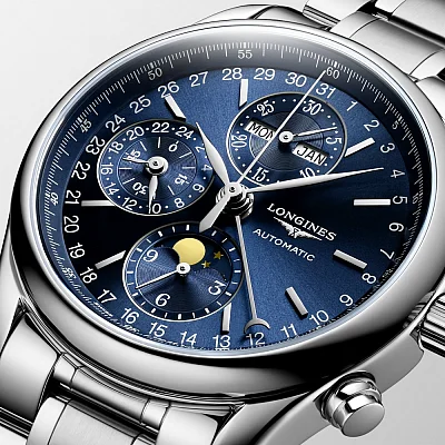 Longines Master Collection Moonphase Chrono Blue L2.673.4.92.6
