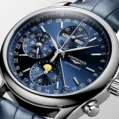 Longines Master Collection Moonphase Chrono Blue L2.673.4.92.0