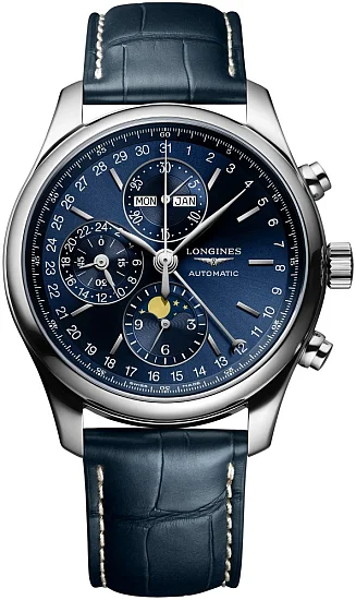 Longines Master Collection Moonphase Chrono Blue Strap XL L27734922