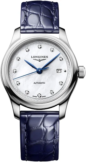 Longines Master Collection White Pearl Automatic 30mm Diamonds L24494872