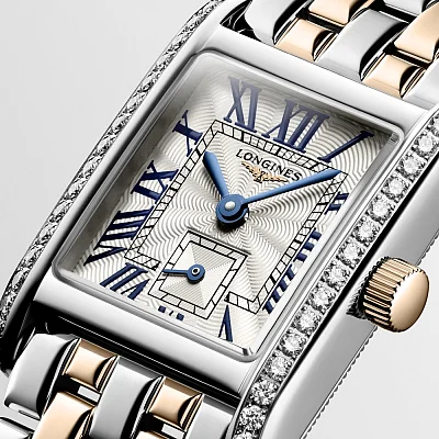 Longines Mini DolceVita Diamonds 18k Gold Caps L5.200.5.79.7