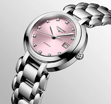Longines PrimaLuna Automatic Diamonds Light-Pink L8.113.4.99.6