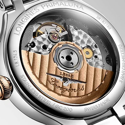 Longines PrimaLuna Automatic Moonphase 18k Gold Caps L8.126.5.71.2