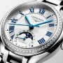  Zdjęcie 7 Longines PrimaLuna Automatic Moonphase Diamonds L8.126.0.71.6
