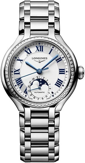 Longines PrimaLuna Automatic Moonphase Diamonds L81260716