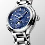  Zdjęcie 3 Longines PrimaLuna Automatic Moonphase Diamonds Blue Dial L8.126.4.97.6