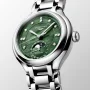  Zdjęcie 3 Longines PrimaLuna Automatic Moonphase Diamonds Green Dial L8.126.4.07.6