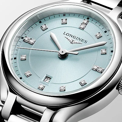 Longines PrimaLuna Diamonds Ice Blue L8.142.4.97.6