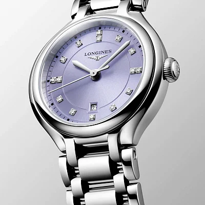 Longines PrimaLuna Diamonds Purple L8.142.4.07.6