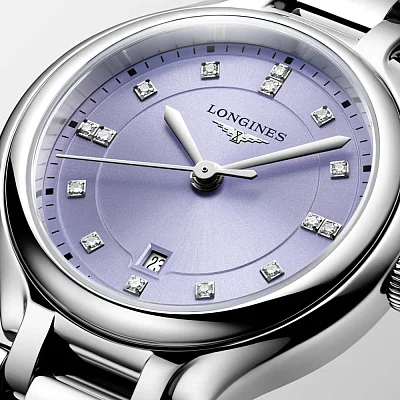 Longines PrimaLuna Diamonds Purple L8.142.4.07.6