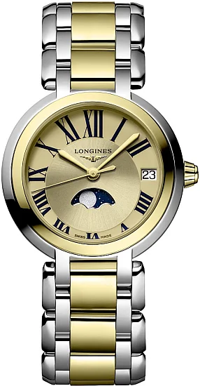 Longines PrimaLuna Moonphase 18k Gold Caps L81155317