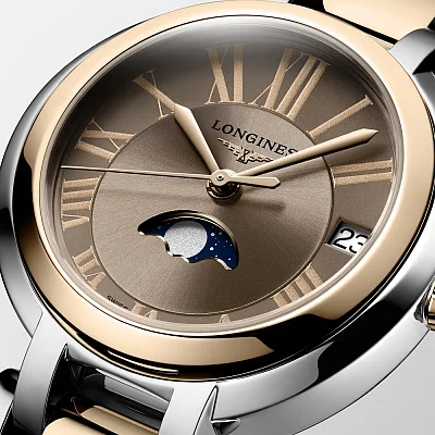 Longines PrimaLuna Moonphase 18k Gold Caps L8.115.5.61.7
