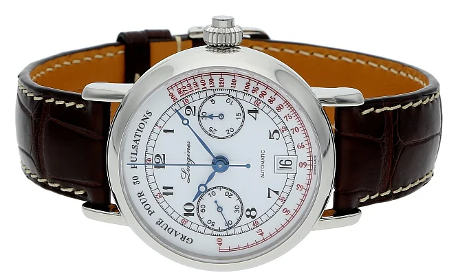 Longines Pulsometer Chronograph Strap XL L2.801.4.23.4