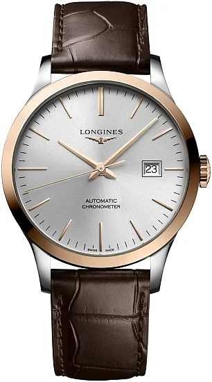 Longines Record COSC Chronometer 18k Gold Caps L28215722