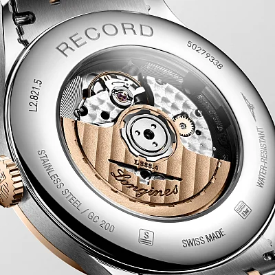 Longines Record COSC Chronometer L2.821.5.76.7