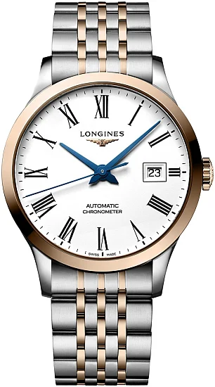 Longines Record COSC Chronometer 18k Gold Caps L28215117