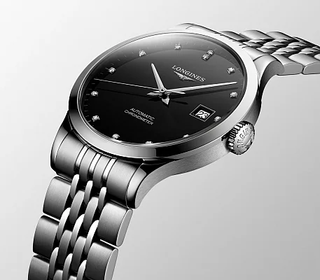 Longines Record COSC Chronometer Diamonds L2.820.4.57.6