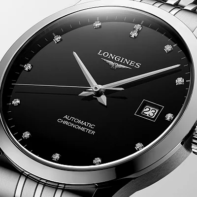 Longines Record COSC Chronometer Diamonds L2.820.4.57.6