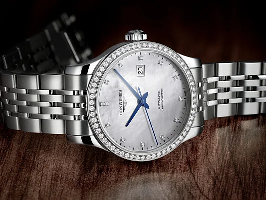 Longines Record Lady COSC Chronometer Diamonds L2.321.0.87.6