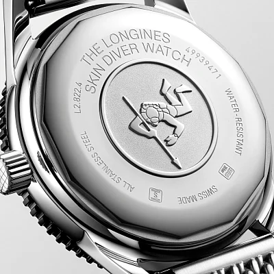 Longines Skin Diver Watch Mesh L2.822.4.56.6