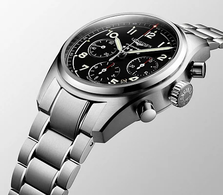 Longines Spirit COSC Chronometer Column-Wheel Chronograph L3.820.4.53.6