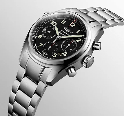 Longines Spirit COSC Chronometer Column-Wheel Chronograph L3.820.4.53.6