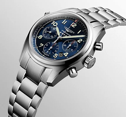 Longines Spirit COSC Chronometer Column-Wheel Chronograph L3.820.4.93.6